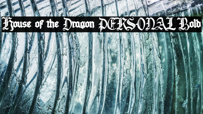 House of the Dragon PERSONAL Bold Example 3