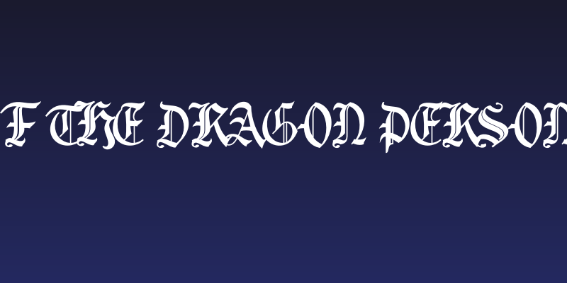 House of the Dragon PERSONAL Bold Social Header
