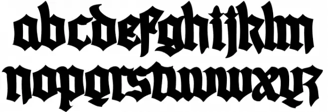 House of the Dragon PERSONAL Bold Font LOWERCASE
