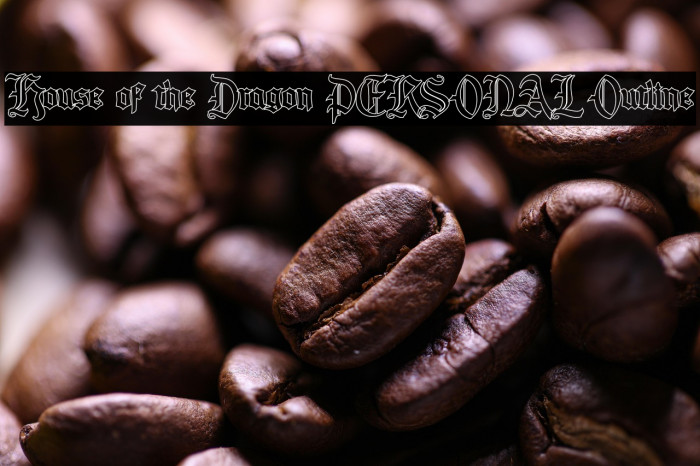 House of the Dragon PERSONAL Outline Example 1