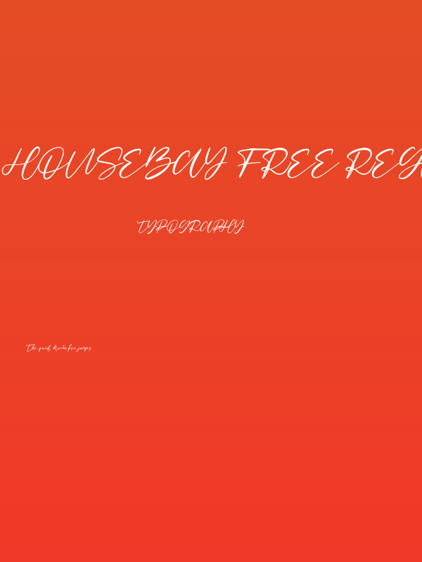 HouseBay Free Regular Poster