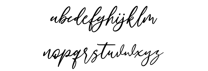 HouseBay Free Regular Font LOWERCASE