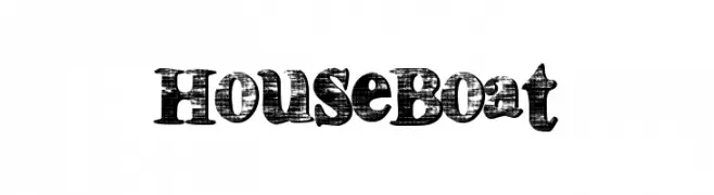 HouseBoat  Frei Schriftart Herunterladen