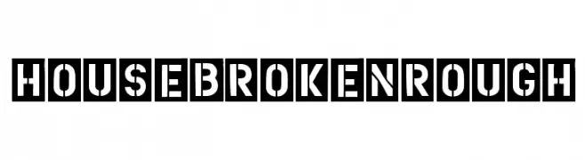 HouseBrokenRough  baixar fontes gratis