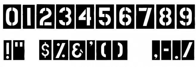 HouseBrokenRough Font OTHER CHARS