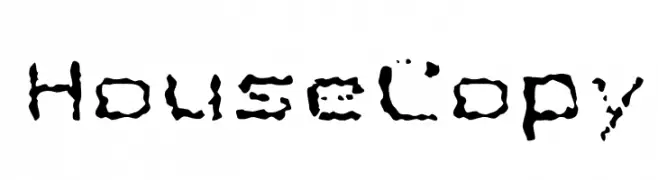 HouseCopy  Frei Schriftart Herunterladen