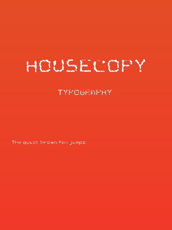 HouseCopy Poster