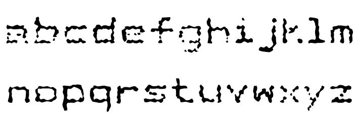 HouseCopy Font LOWERCASE
