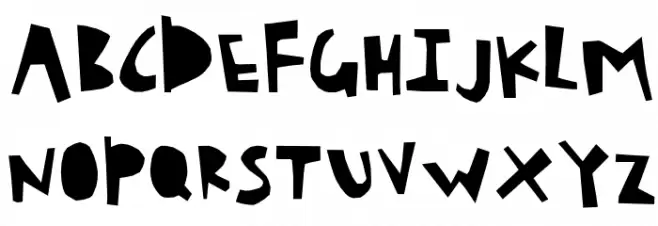 HouseCut Schriftart Groß