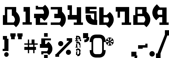HouseFly Font OTHER CHARS