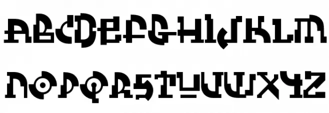 HouseFly Schriftart Groß