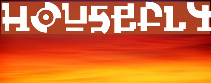 HouseFly Font examples
