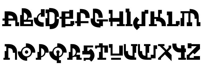 HouseFly Font LOWERCASE