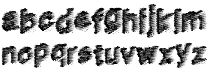 HouseMusic Font LOWERCASE