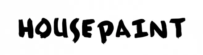 HousePaint  Frei Schriftart Herunterladen