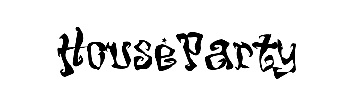 HouseParty  font caratteri gratis