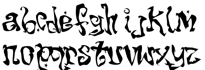 HouseParty Font LOWERCASE