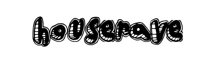 HouseRave  免费字体下载