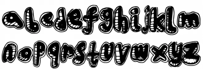 HouseRave لخطوط تنزيل الأحرف الكبيرة