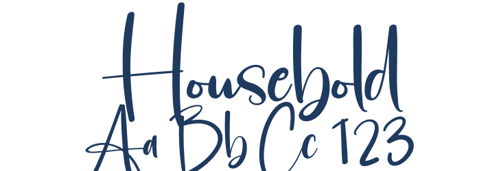 Housebold Font Preview