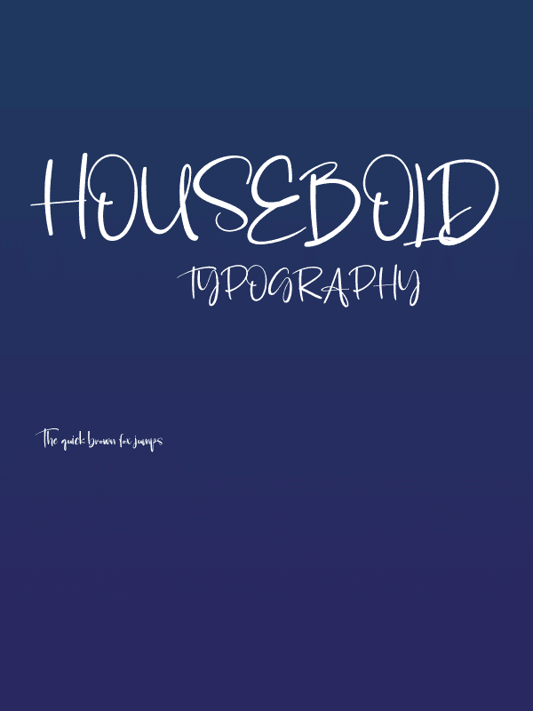 Housebold Poster
