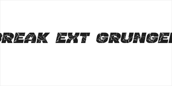 Housebreak Ext Grunged Italic Logo