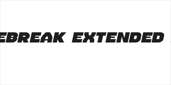 Housebreak Extended Italic Logo