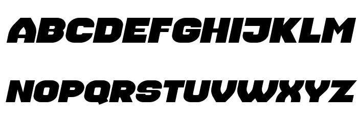 Housebreak Extended Italic Font LOWERCASE