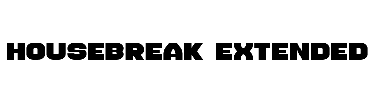 Housebreak Extended  नि: शुल्क फ़ॉन्ट्स डाउनलोड