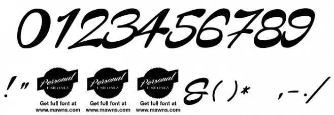 Housegrind Personal Use Only フォント その他の文字