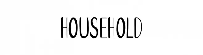 Household  Fuentes Gratis Descargar