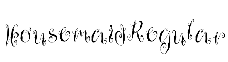 HousemaidRegular Font