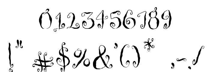 HousemaidRegular Font OTHER CHARS