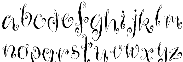 HousemaidRegular Font LOWERCASE