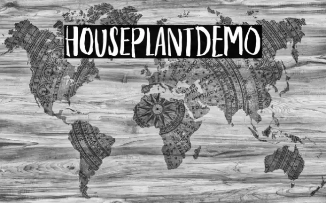 HouseplantDEMO Font examples