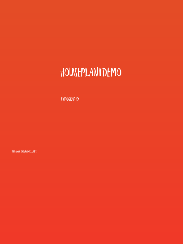 HouseplantDEMO Poster