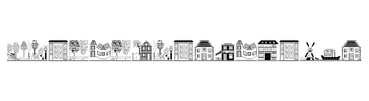 Houses Four Regular  Free Fonts Download