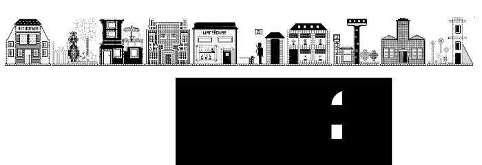 Houses Four Regular Font OTHER CHARS