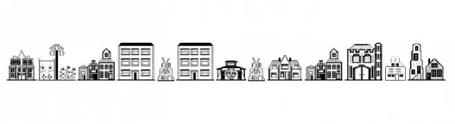 Houses Regular  les polices de caractères gratuit tlcharger