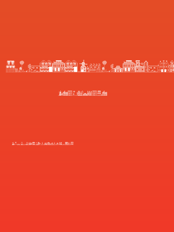 Houses Two Regular Poster