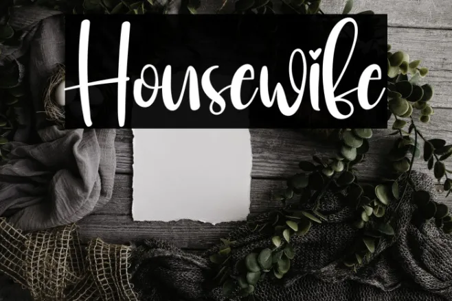 Housewife Example 3