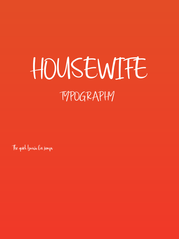 Housewife Poster