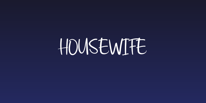 Housewife Social Header
