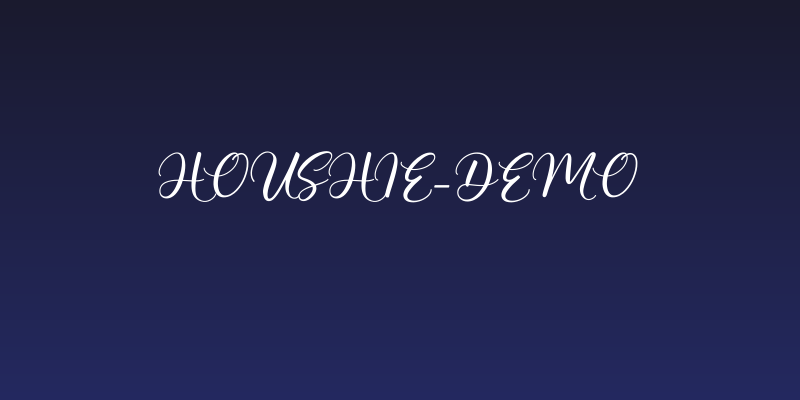 Houshie_Demo Social Header