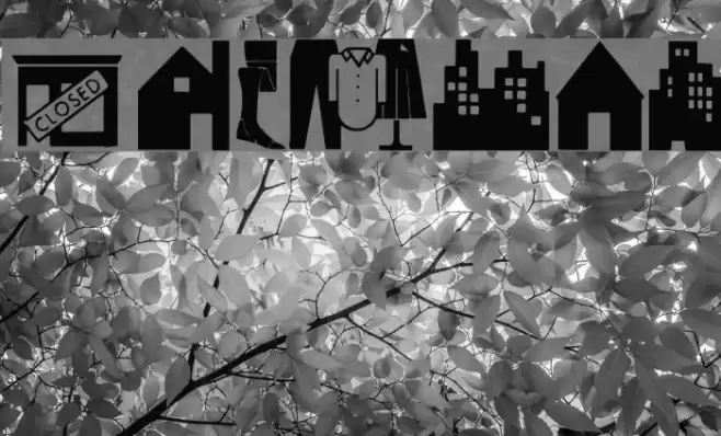 Housing Font examples