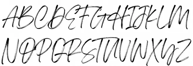 Housky Demo Schriftart Groß