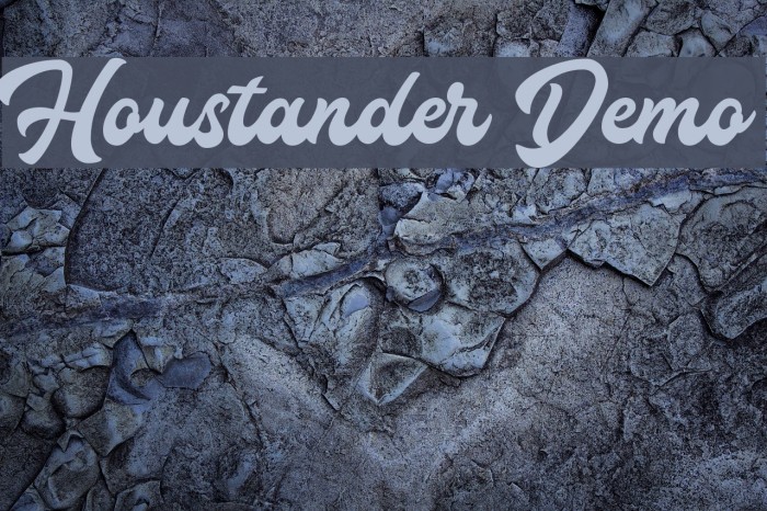 Houstander Demo Font examples
