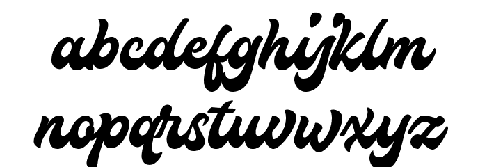 Houstander Demo Font LOWERCASE