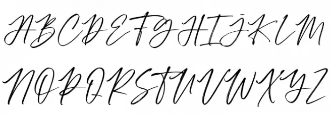 Houstiny Demo Schriftart Groß