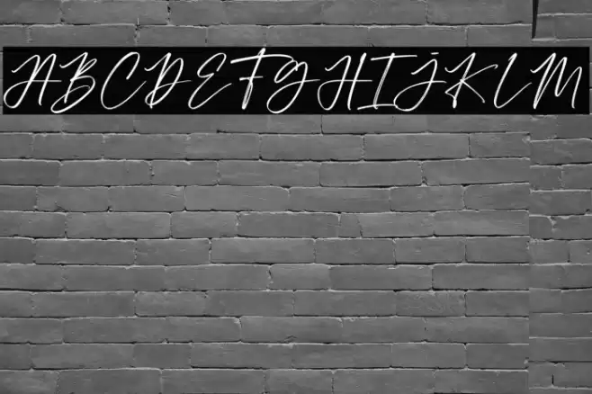 Houstiny Demo Font examples